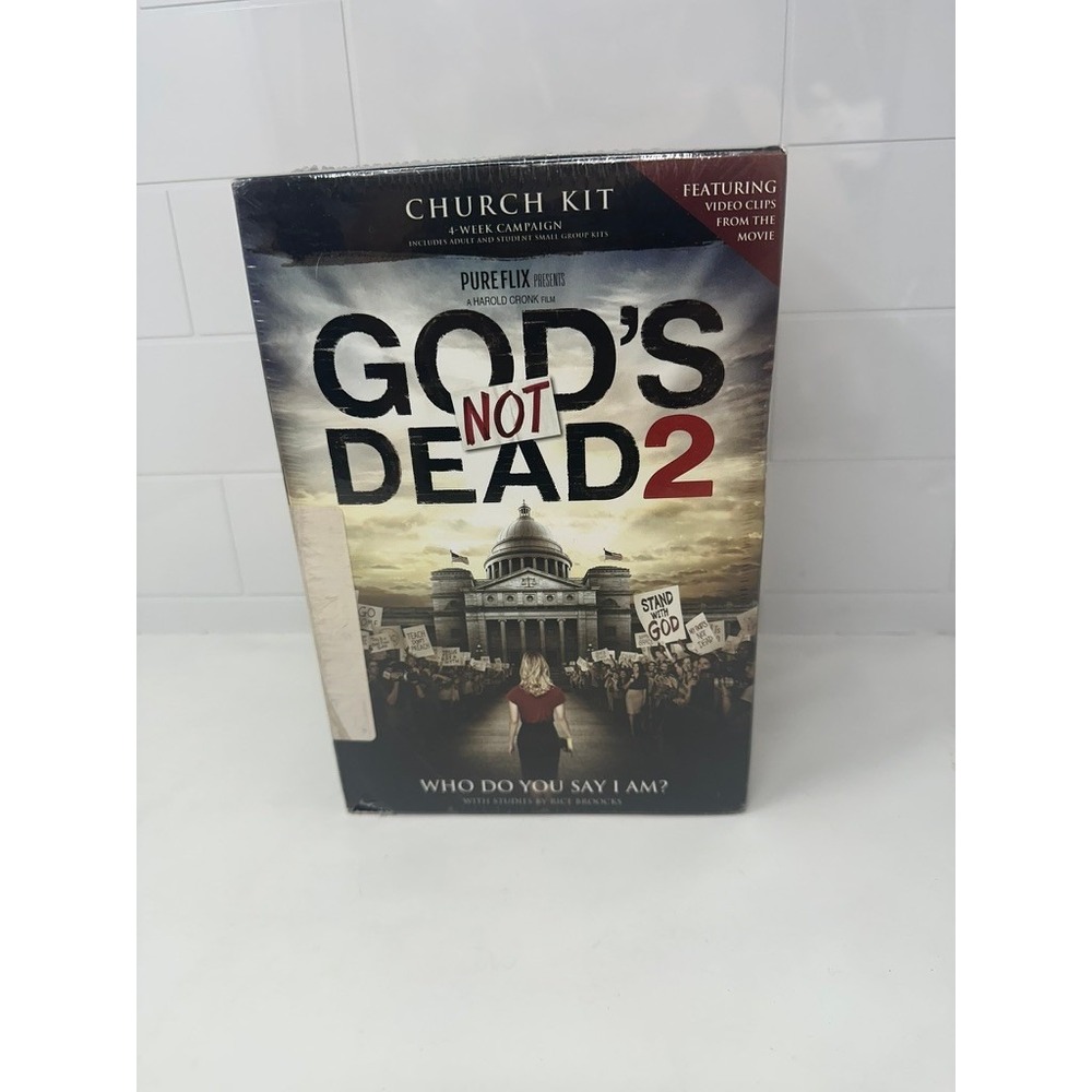 God's Not Dead 2 Church Kit Pure Flix 4-Week Campaign Study Box Set New